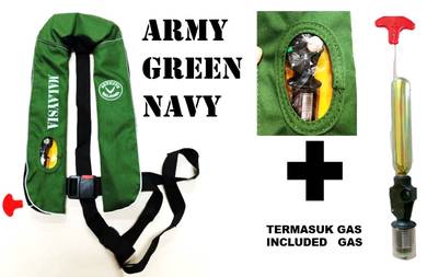 SKYGITZ MALAYSIA ARMY GREEN life jacket