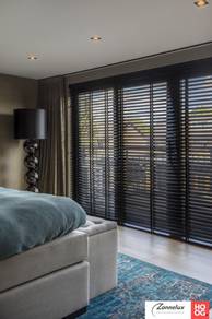 LANGSIR JENIS TIMBER l solid blind curtain install