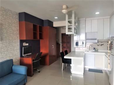 Fully Furnished Studio unit 1R1B & 1c/p 607sf @ Ampang Putra Residency