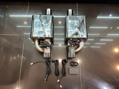 Valve exhaust with electric valve control