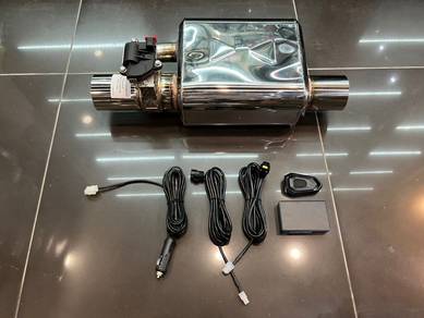Valve exhaust with electric valve control custom