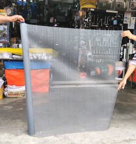 Mosquito netting ( grey ) - 1m / jaring nyamuk