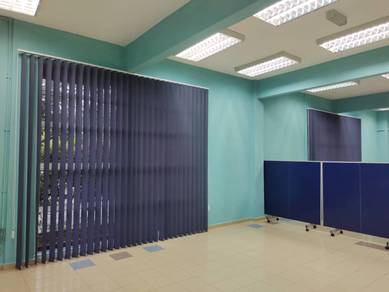 INSTALL LANGSIR MENEGAK l vertical blind curtain