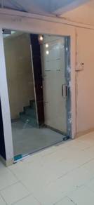 PINTU JENIS KACA l kalis pecah 12mm clear glass