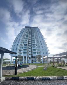Seaview and city view Bintulu Palm Springs condominium