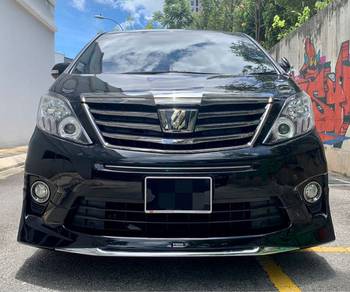 2012 Alphard Agh20 Modellista Front Skirt Bodykit