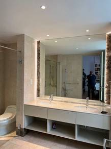 PASANG CERMIN TEMPAH l wall mirror custom size