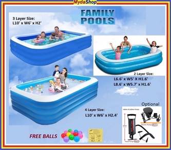 Family Swimming Pool 2, 3 & 4 Layer. Kolam Renang