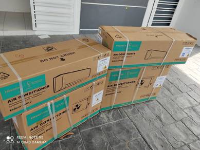 1.0hp Hisense INVERTER new siap pasang