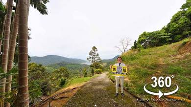 (360 VR) Balik Pulau Near Tropical Fruit Farm Seaview Durian Estate