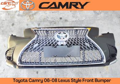 Toyota Camry 2006 2009 Lexus Style v2 Front Bumper