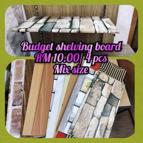 Budget shelving board