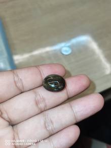 Batu permata black sappire 31.2 ct
