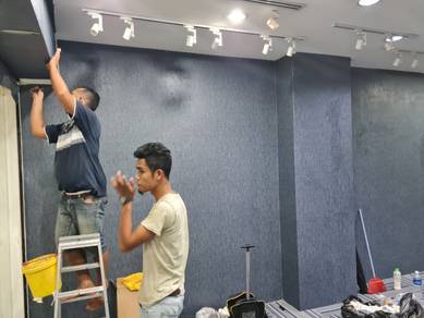 INSTALL  TILE CARPET l pasang karpet pejabat anda