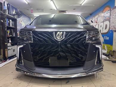 Alphard 2015 convert 2019 bumper bodykit head lamp