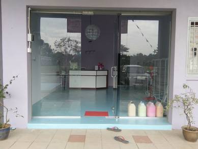 DINDING JENIS KACA 12mm l clear glass wall 12mm