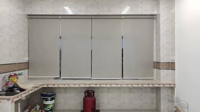 PASANG LANGSIR JENIS ROLLER l roller blind curtain