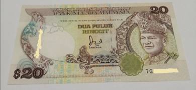 Malaysia RM20 Jaffar Hussein TG 5600793