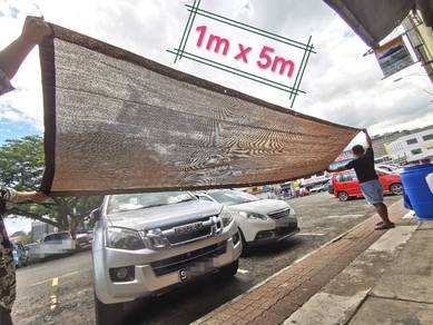 Shading net ( brown - tebal ) 1m x 5m / sun shade