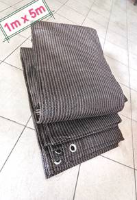 Shading net ( brown - tebal ) 1m x 5m / sun shade