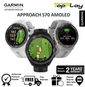 Garmin Approach S70 - Premium GPS Golf Smartwatch
