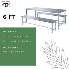 Canteen Table School> Stainless Steel & Fibreglass