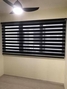 PASANG LANGSIR JENIS ZEBRA l zebra blind curtain