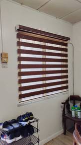 PASANG LANGSIR JENIS ZEBRA l zebra blind curtain
