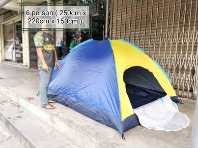 Camping tent ( 6 person ) / khemah perkhemah