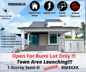 New FREEHOLD Single Storey Semi-D Cornerlot Bertam Rumah Nearby Lotus
