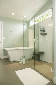 SKRIN MANDIAN BILIK AIR l shower screen glass