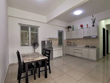 High floor, almost fully furnished unit with nice greenery view!