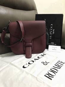 READY STOCK IN MALAYSIA COACH MOLLIE BUCKET BAG IN SIGNATURE CANVAS  GOLDBROWN 1941 RED CA561  HBOUS