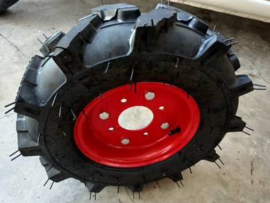 4.00-8 Rubber tyre with inner tube and steel rim