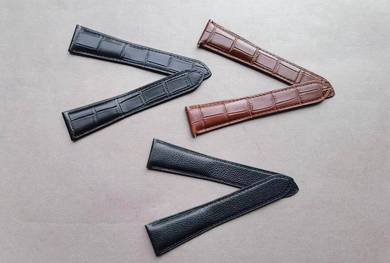 CARTIER TANK XL Black or Brown Leather Watch Strap
