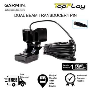 Garmin 4 Pin Transom Mount Transducer Sonar fish