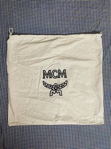 AUTHENTIC MCM Leather Lion Shoulder Tote Bag + Dust Bag