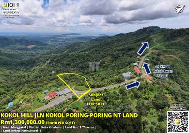 Kokol Hill NT Land | Jln Kokol Poring-Poring
