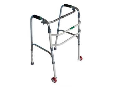 Walking Frame Wheels Walker Tongkat Elderly Crutch