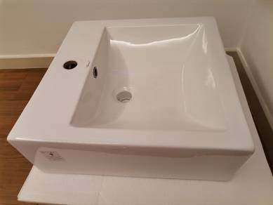 Washroom Toilet Bathroom Basin White New Ceramic
