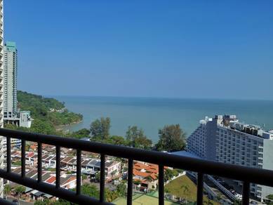 Fully furnished unit with nice sea view & swimming pool view!