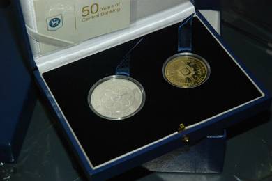 Proof coin set of 2 Bank Negara Malaysia 2009