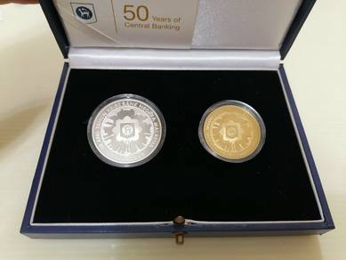 Proof coin set of 2 Bank Negara Malaysia 2009
