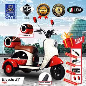 Z7 electric tricycle Malaysia new