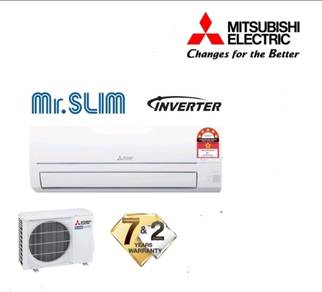 Mitsubishi 2hp INVERTER air cond free install