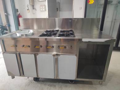 Used-1 Burner Kwali Range C/W 4 Open Burner