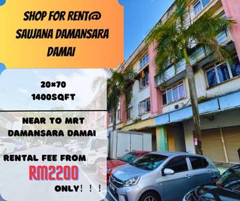 Damansara damai Saujana shop for rent