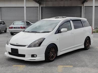Toyota wish oem bodykit skirt with paint body kit