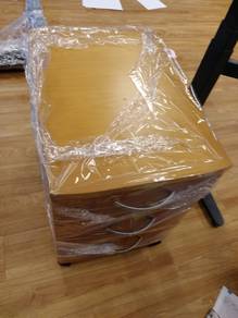 Wooden 3 Level Mobile Cabinet TB358