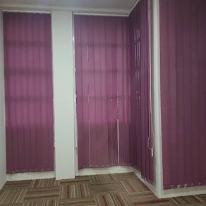 LANGSIR JENIS VERTICAL l office curtain install